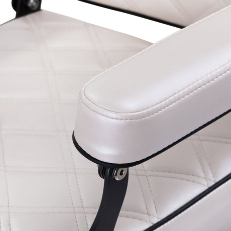 Barber chair Carlos extra pearl - BVShop