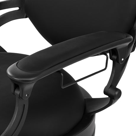 Barber chair Gabbiano Niccolo Black buttonless - BVShop