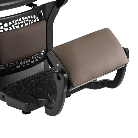 Barber chair Gabbiano Niccolo brown buttonless - BVShop