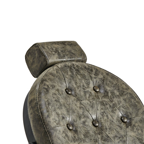 Barber chair President Old Leather Green - BVShop