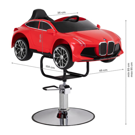 BMW CHILDREN'S CAR STYLING CHAIR RED - BVShop