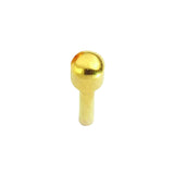 Caflon® pendientes mini estériles de oro