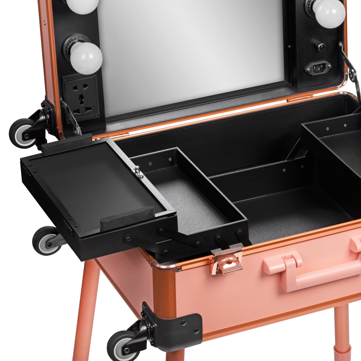 CASE PORTABLE STAND T-27 ROSE GOLD - BVShop