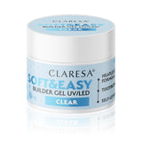 Claresa builder gel Soft & Easy gel clear 90g - BVShop