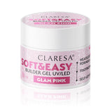Claresa builder gel Soft&Easy glam pink 12g - BVShop