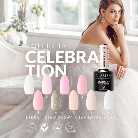 CLARESA Hybrid nail polish CELEBRATION 6 -5g - BVShop