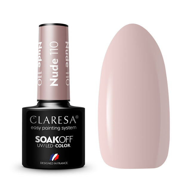 CLARESA Hybrid nail polish NUDE 110 -5g - BVShop