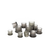 Clear Black Ink Caps S/M/L 100pcs - BVShop