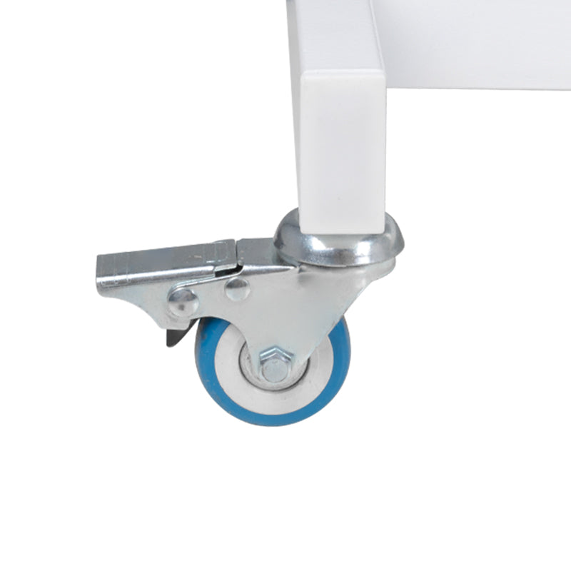 Cosmetic chair hyd. basic 210 white on wheels - BVShop