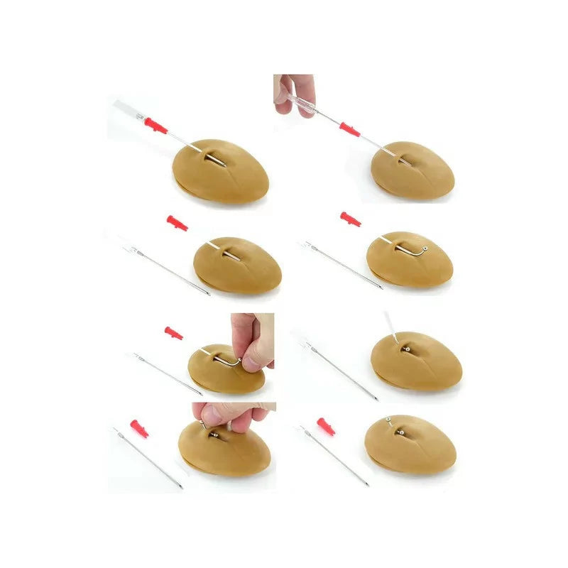 Agujas desechables para perforaciones