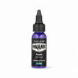 Frasco de tinta para tatuajes Dynamic Platinum Purple 30ml sobre fondo blanco con una sombra suave y natural