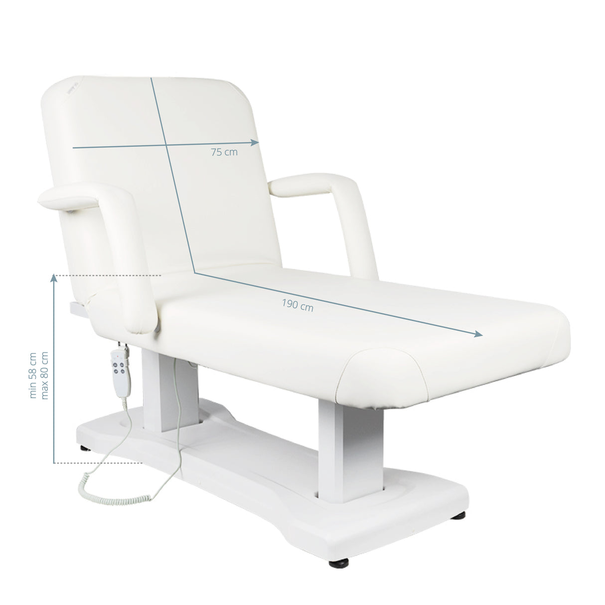 Electric bed massage azzurro 819a 3 strong White - BVShop