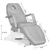 ELECTRIC COSMETIC CHAIR SOFT 1 MOTOR. GRAY - BVShop