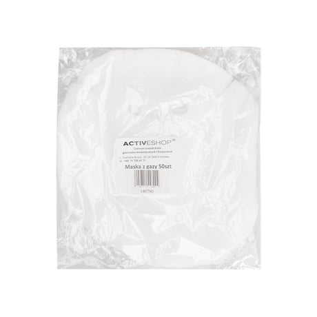 FACE MASK MADE OF GAZE 50 PCS - BVShop