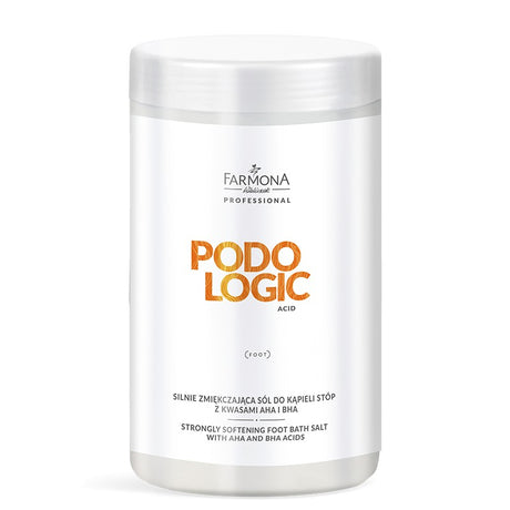 Farmona podologic acid strongly softening foot bath salt with aha and bha acids 1500g - BVShop