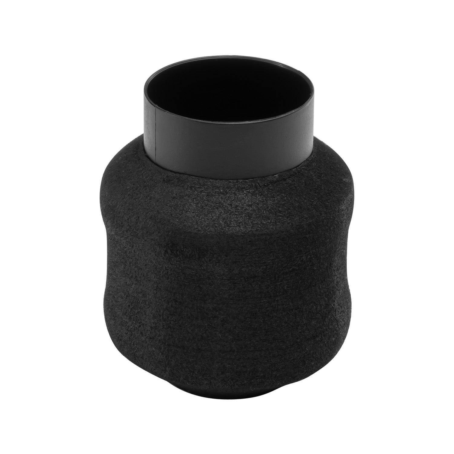 FK Irons Gorilla Black Foam Disposable Tattoo Grip, 50mm, single black foam cover with packaging for tattooing.