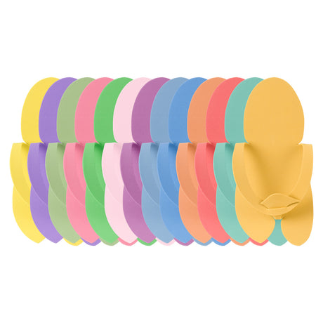 FOAM SEPARATORS 20PCS. 10 PAIRS COLOR MIX - BVShop