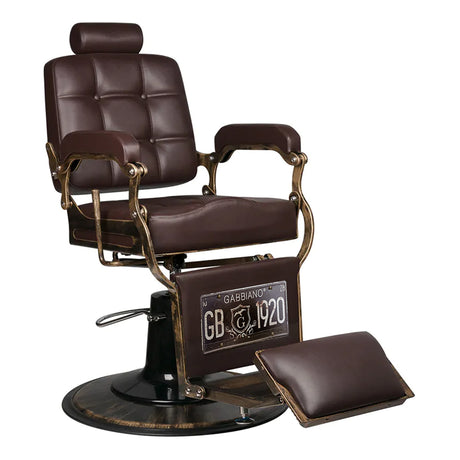 Gabbiano barber chair Boss brown - BVShop