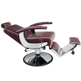 Gabbiano barber chair Imperial burgundy - BVShop