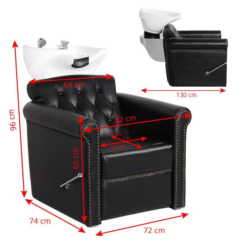 Gabbiano hair wash unit Berlin Lux black - BVShop