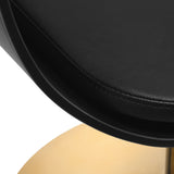 Gabbiano hairdressing chair A364 black - BVShop