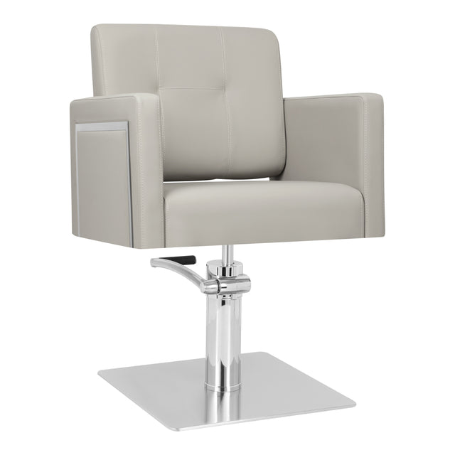 Gabbiano hairdressing chair Bergamo grey - BVShop