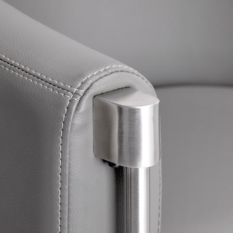 Gabbiano hairdressing chair Burgos grey - BVShop