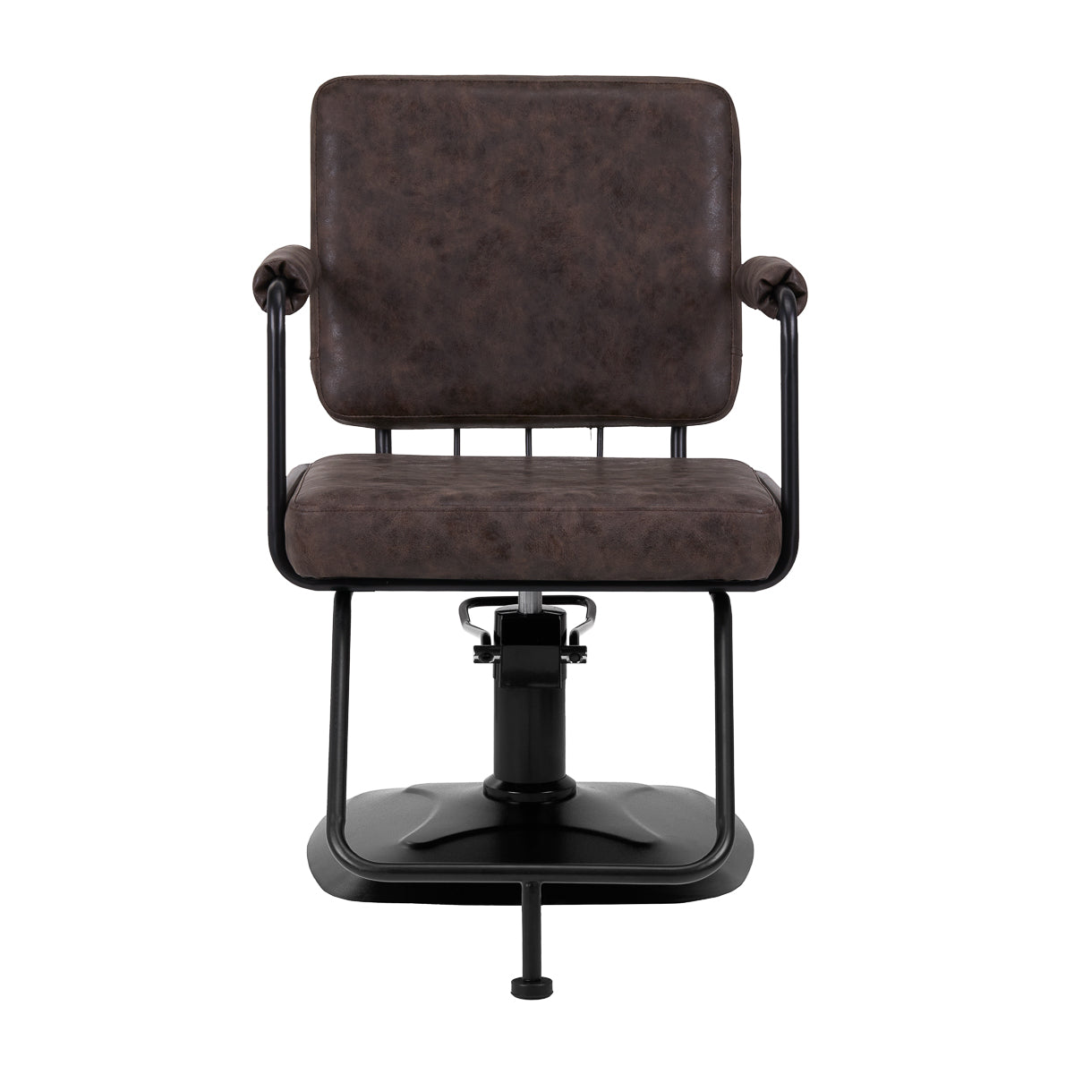 Gabbiano hairdressing chair Katania Loft Old Leather dark brown - BVShop