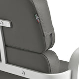 Gabbiano hairdressing chair Porto white gray - BVShop