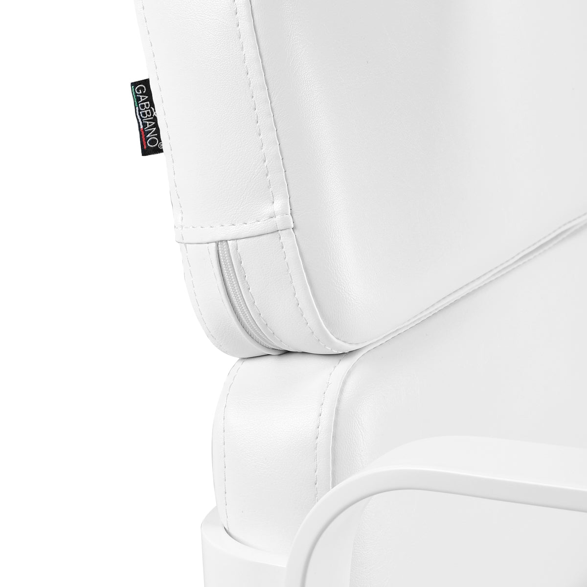 Gabbiano hairdressing chair Porto white white - BVShop