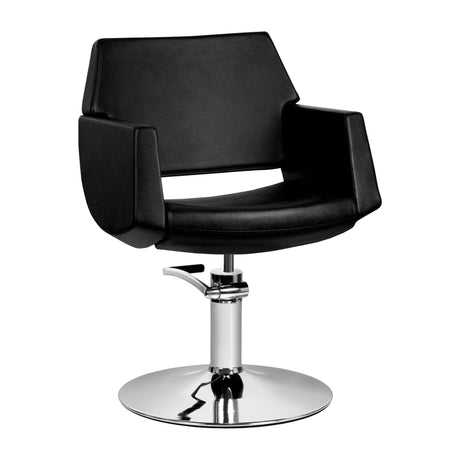GABBIANO HAIRDRESSING CHAIR SANTIAGO BLACK - BVShop