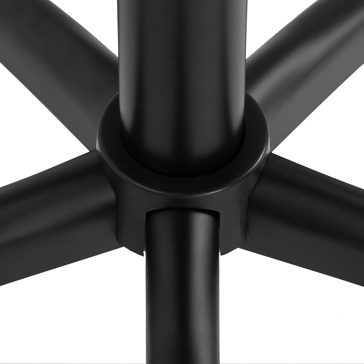 Gabbiano hairdressing stool D026 black - BVShop