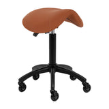 Gabbiano hairdressing stool D032 brown - BVShop
