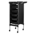 Gabbiano hairdressing trolley fx11-5 black - BVShop