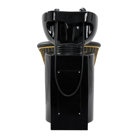 Gabbiano hairdressing wash unit Lille-M gold black - BVShop