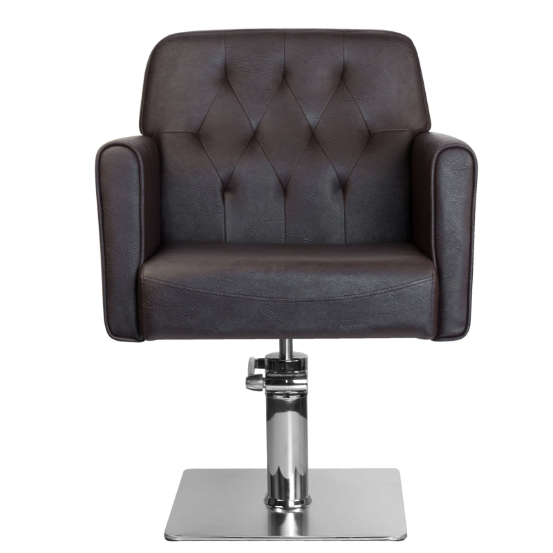 Gabbiano hamburg brown hairdressing chair - BVShop