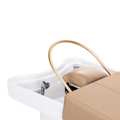 Gabbiano Head Spa 017B hair washing bed beige - BVShop