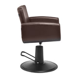 Gabbiano Mataro hairdressing chair brown - BVShop