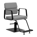 Gabbiano Porto-BM hairdressing chair black gray - BVShop