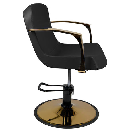 Gabbiano styling chair golden Bologna black - BVShop