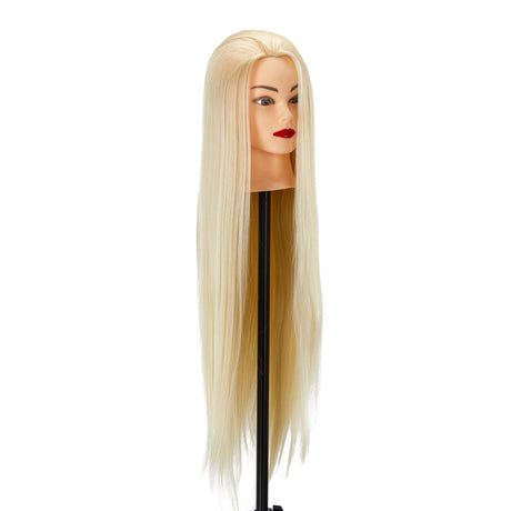 Gabbiano WZ2 hairdressing training head, synthetic hair, color 613#, length 24" - BVShop