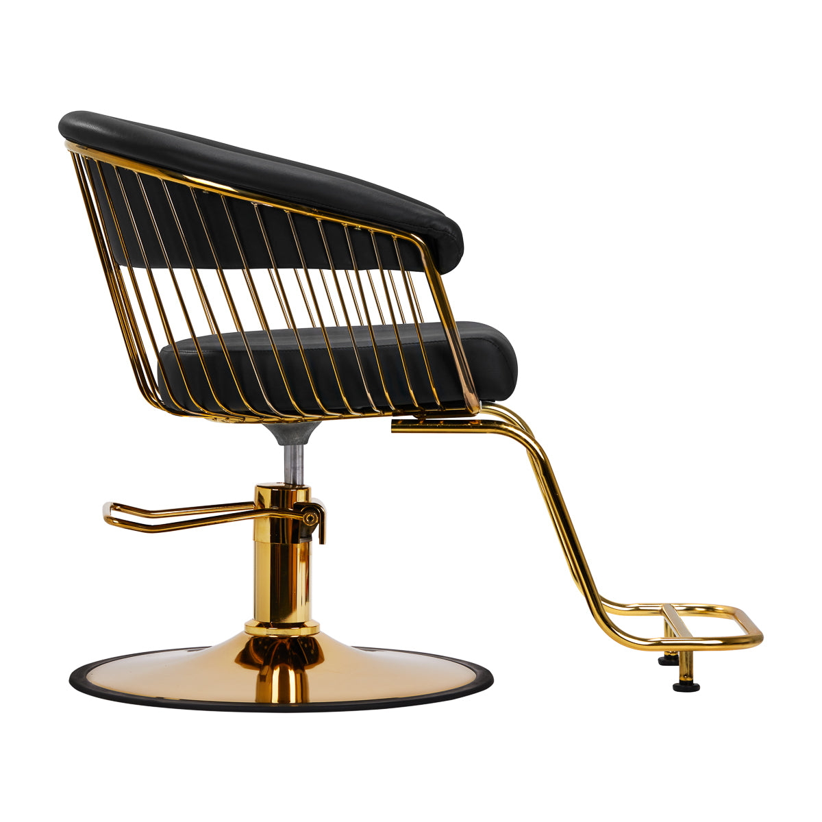 Hair System hairdressing chair Lile gold black - BVShop