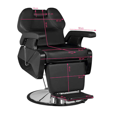 Hair system new york black barber chair - BVShop