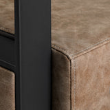 Hairdressing chair Gabbiano Modena old Brown - BVShop