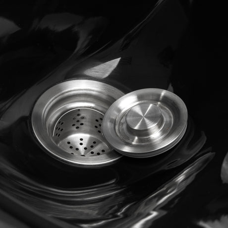 Hairdressing wash unit Toledo black - BVShop