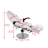 Hydraulic podiatry chair azzurro 713a white - BVShop