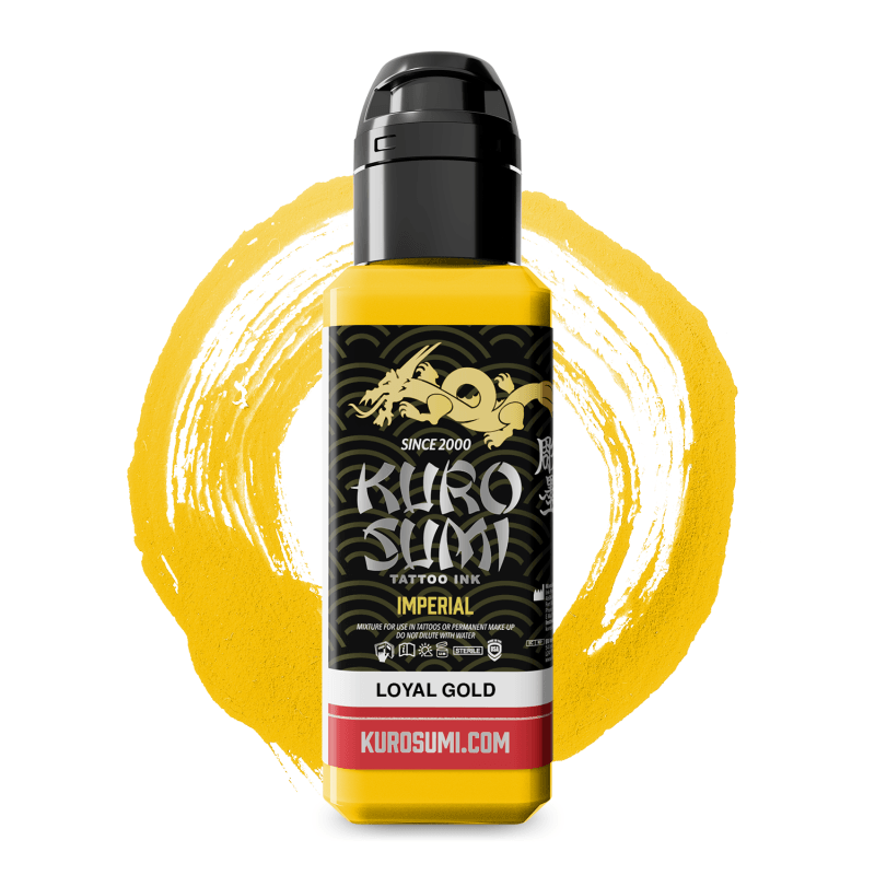 Tinta de Tatuaje Imperial Kuro Sumi Oro Leal