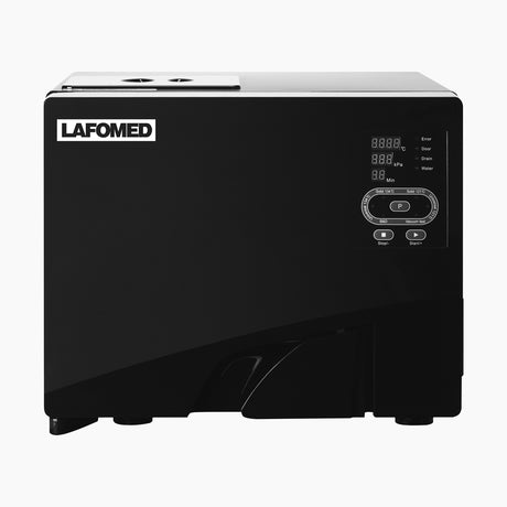 LAFOMED AUTOCLAVE STANDARD LINE LFSS08AA LED WITH PRINTER 8 L CL. B MEDICAL BLACK - BVShop