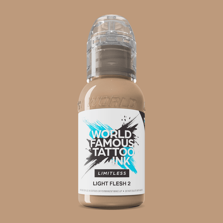 Tinta de Tatuaje Limitless Famosa Mundial Light Flesh 2 30ml