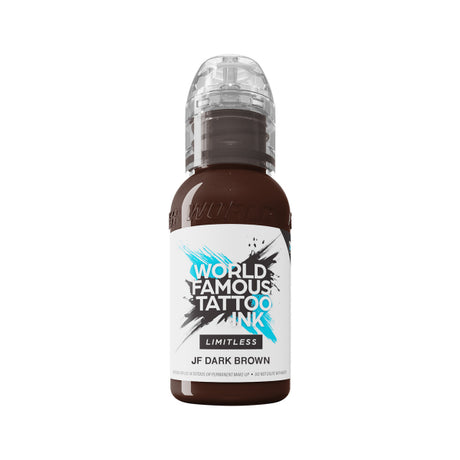 World Famous Limitless Tattoo Ink JF Dark Brown (30ml)